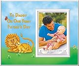 To Daddy on Our First Father's Day - Picture Frame Gift by Expressly Yours! Photo Expressions [並行輸入品