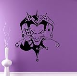 Joker Smile壁ビニールデカールステッカーバットマンスーパーヒーローホームインテリアアート装飾アイデア寝室子供部屋リムーバブル壁画7 ( JKR )