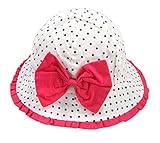 (ピーキー)Peigee ベビー用ハット つば広 薄地 紫外線 UVカット 日よけ止め 日焼け防止 リポン付き かわいい 赤ちゃんキャップ アウトドアハット キッズ帽子 子供サンバイザー 女の子 男の