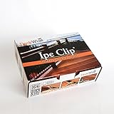 DeckWise Ipeクリップ – Extreme 4ファスナーシステム – 5 / 32 "間隔 – ブラッククリップ – For Hardwoodと複合デッキ – 175個for 100 sq。