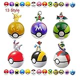 Moonideal 13 Different style Toy ball + 14 Different style Animal Figures [並行輸入品]