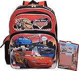 Disney Pixar Cars Deluxe 16" School Backpack With Bonus Notepad & Pen [並行輸入品]