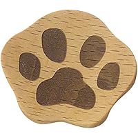 籐芸 ビーチ(ブナ)の木 40&times;35mm Mio 箸置き にくきゅう MCRFP40BE-FP2