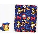 ニコロデオン PAW PATROL パウパトロール お出かけ用 ぬいぐるみ枕・ブランケットのセット CHASE [ チェイス ] "Rescue ABC" Mush'Um Zip Pillow and