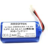 【PSE認証済み】ILIFE A4 A4S A6 A7 A9 W400 ロボット掃除機 バッテリー PX-B020互換