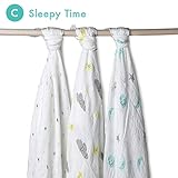 エイデンアンドアネイ おくるみ ノードストロームコラボ 3枚セット ベビーギフト 出産祝い 【並行輸入品】 Sleepy Time