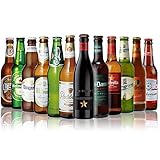 世界のビール12本飲み比べギフトセット スペイン産高級ビール入！スペイン・ドイツ・ベルギーなどビール本場より大集結！全種類の商品説明がわかるビールリスト付 (14弾)