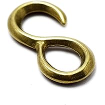 真鍮無垢　ウォレットチェーン　Sカン　金　brass 極 真鍮無垢 ウォレットチェーン Sカン 金 brass 極