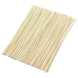 【Fiveten】 リードディフューザー用 ラタンスティック 標準サイズ アロマリード リフィル 100本 (ナチュラル)