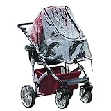 bennyue　ベビーカー用レインカバー 手押し車用雨カバー　フロントオープン 雨よけ　日除け　風よけ　アクセサリー　傘　車　スタンダード 両対面 汎用型　PVC　四季兼用