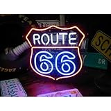 ネオンサイン ルート66 ROUTE 66 NEW ネオン管 ネオンライト 店舗照明 ガレージ アメリカン雑貨
