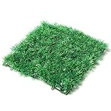 amzmonnsuta 25X25CM人工高密度緑の芝生 庭の装飾植物草