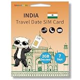 インド旅行SIMカード - 5G/4G LTE高速データ - プリペイド＆ローミング禁止 - 7日間2GB - 観光客やビジネス旅行者のための簡単な有効化