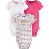 Carter's (カーターズ) ベビーロンパ－ス/ボディースーツ 女の子用 3枚セット (6－12ヶ月) Child Of Mine By Carter's Newborn Baby Girl Bo