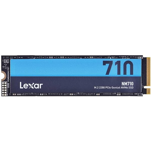 内蔵型SSD Lexar NM710 2TB M.2 2280 NVMe SSD Amazon.co.jp: Lexar 2TB NM710 SSD PCIe Gen4 NVMe M.2 2280