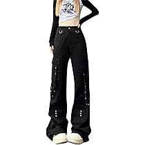 Amazon | [OIUYUE] カーゴパンツ フレアパンツ レディース