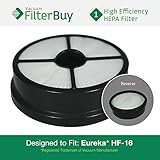 Eureka HF-16 (HF16) HEPA Replacement Filter, Part 's 68115, 68715, 68115A & 67806. Designed by Filte