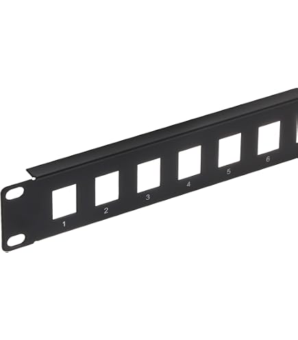 Amazon.co.jp: 日本製線 キット パッチパネル 1U24ポート/Cat.6/黒