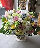 ＴＶチャンピオン出場 【お供え 今旬 フラワーアレンジメント 10,000円 淡い色ＭＩＸ】お供え花 お悔み 花 ペットお供え花 ペット 四十九日 一周忌 お彼岸 新盆 お盆 命日 法事