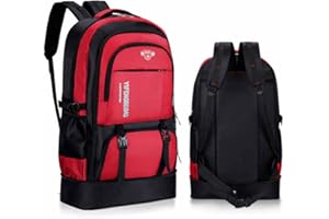 [TECHLIFE] バックパック メンズ レディース 大容量 約50L リュックサック リュック 登山 拡張 撥水 多機能 出張 旅行 通勤 通学 防災 キャンプ用 ビジネスリュック 男女兼用 登山リュック