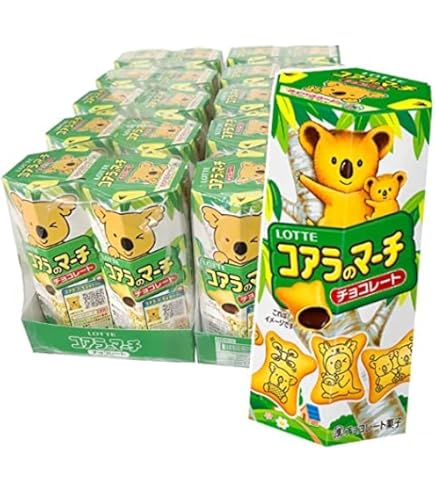 Amazon.co.jp: ロッテ コアラのマーチシェアパック 108g(12g×9袋