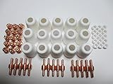 プラズマカッター 切断機 トーチ 消耗品 4種類 15個 セット 一組単価１８７円