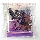 【NICHIFLRO】 ニチフロ ハンドメイド材料 花資材 小分け ハーバリウム アロマワックスサシェ レジン ネイル プリザーブドフラワー ドライフラワー クラフト 花材セット (ラベンダー)