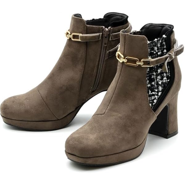 Amazon | あしながおじさん サイドゴアブーツ 本革 レザー ショート