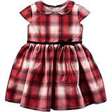 Carter's(カーターズ) プラッドタフェッタドレス レッド ワンピース 24ヶ月【並行輸入】