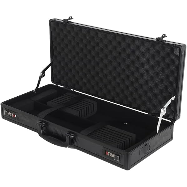 【日本製】レザー張り 包丁アタッシュケース 鍵なし 未使用 包丁ケース レザー張り アタッシュケース 洋包丁用 収納数12本 日本製