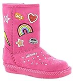 Skechers ベビー・ガールズ カラー: レッド