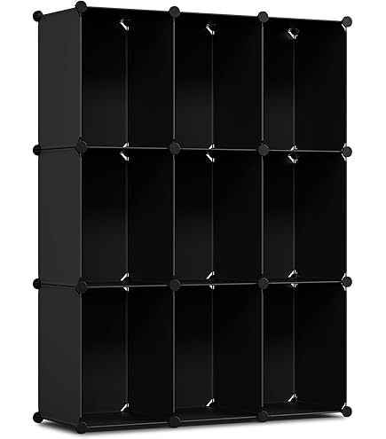 収納棚 飾り棚 ワゴン 黒 洋服 ラック 衣類 ケース ボックス シェルフ 本棚 Amazon｜SIMPDIY 本棚 収納棚 収納ラック 整理棚 大容量組み立て式