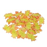 キコード 盛り合わせ 50個 豊富な秋 カラード シルク 楓葉 結婚式のため