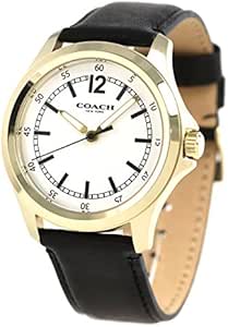 Amazon.co.jp: [Coaches] Coach Watch Round 42 mm Leather Belt 14602056 Men's  [parallel import goods] : Wrist Watches