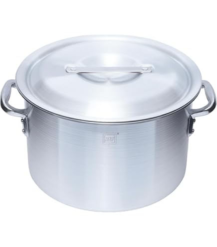 アルミ製 寸胴鍋 蓋付き 取っ手付き　51㎝ Amazon｜アカオアルミ DON寸胴鍋 51㎝ アルミニウム合金