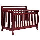 DaVinciエミリー4 - in - 1コンバーチブルCrib with幼児レール – チェリー
