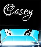 Casey Girl名前またはBoy名前部屋名前壁引用アートビニールデカールステッカー