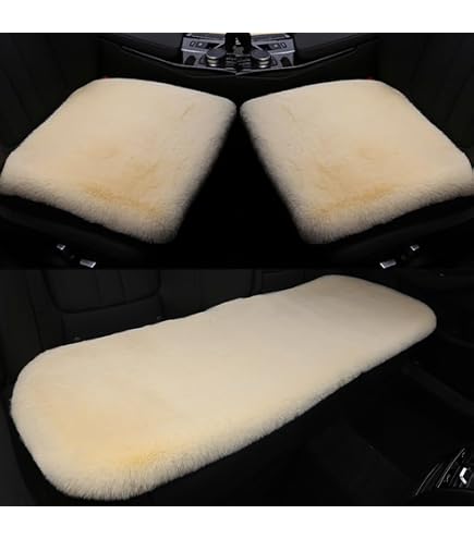 Amazon | 【Vuxilo】車用 秋冬 起毛 ファー シートカバーセット 9 点