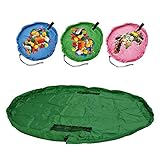 おもちゃ収納袋 玩具/レゴ/ブロックのお片づけ 直径150cm 収納マット お出かけに便利 多用途 お片付け簡単 超大防水