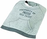 Lillian Rose Cotton Bib, Property of Daddy, 9 x 15 by Lillian Rose [並行輸入品]