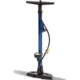 【全バルブ対応】【台湾製】Samuriding 自転車 空気入れ 仏式 米式 英式 ロードバイク クロスバイク フロアポンプ エアゲージ付 SIG-FP006