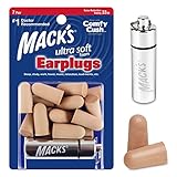 MACK'S ウルトラソフトフォーム 耳栓 7ペア 容器付 ベージュ 32dB Item # 927