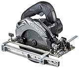 日立工機 深切り電子造作丸のこ のこ刃径165mm 1050W 逆5゜傾斜切断機構 切込み深さ調整機構 LEDライト付 ブラック C6UEY(SB)