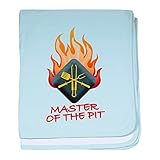 CafePress – グリルマスター – スーパーソフトベビー毛布、新生児おくるみ ブルー 049266979725CD2