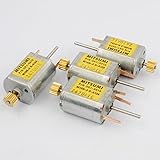 Newone 2個入り 二軸 030 直流マイクロモーター 12V 50mA 13100RPM カーボンブラシ 銅製ギア