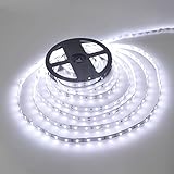 防水LEDストリップライト、SMD 3528 16.4 Ft ( 5 m ) 300 LED 60led / MクールホワイトLEDライト、TVバックライト、LEDストリップ、LEDリボンライト、ロー