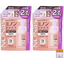 Amazon | 【2個セット】ミノン 全身シャンプー 泡タイプ 大容量 詰替用