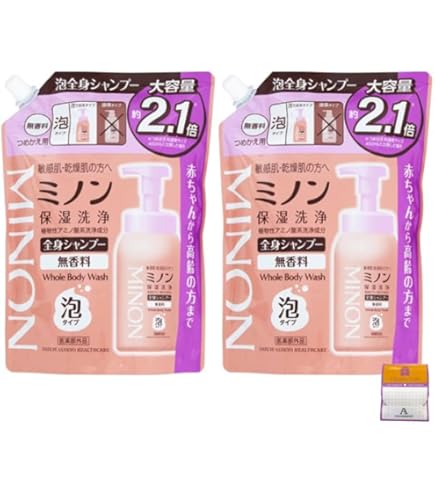 Amazon | 【2個セット】ミノン 全身シャンプー しっとり 液体タイプ 大