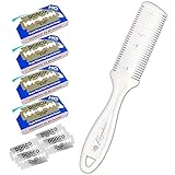 Kazakiri すきカミソリ 替刃式 本体+替刃40枚付き メンズ ヘアトリマー ボディ用 体毛処理 ムダ毛 すね毛