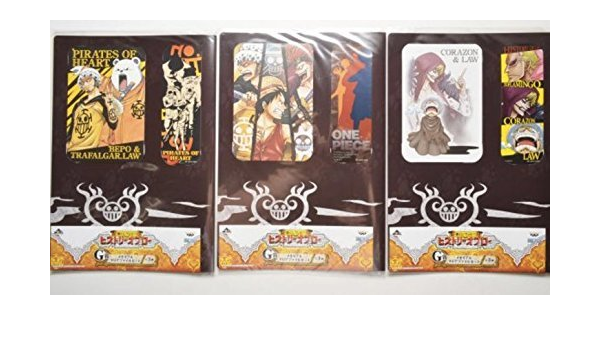 Amazon ワンピース ヒストリーオブロー G賞 メモリアルクリアファイル 全3種 セット 一番くじ アニメ 萌えグッズ 通販